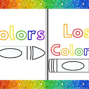 PreK-5th Back to SchoolEnglish/Spanish Color Word Posters Color Word Flashcards