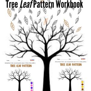 PreK- 1st Grade Autumn Pattern Play Cut Paste& Create