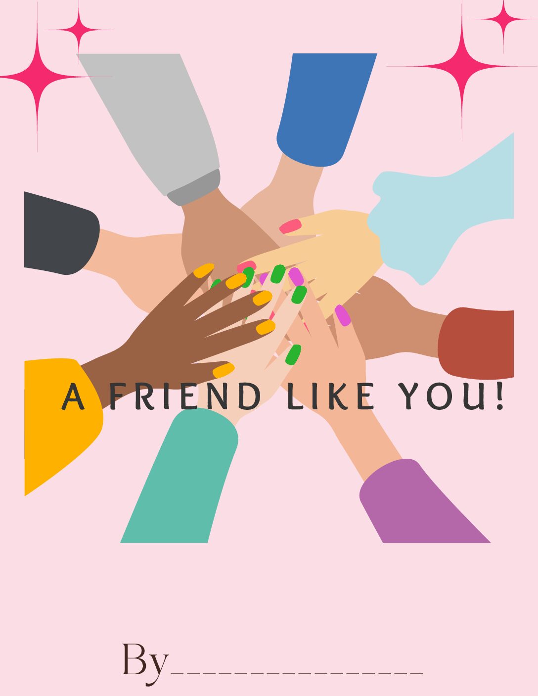 Bilingual Friendship Card