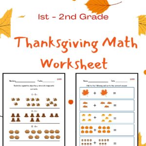 Thanksgiving Math Worksheet