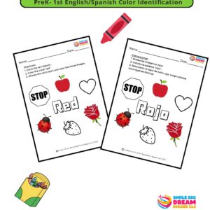 PreK- 1st English/Spanish Color Identification