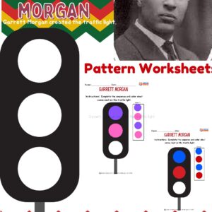Black History Month Pre-K Worksheet: Garret Morgan